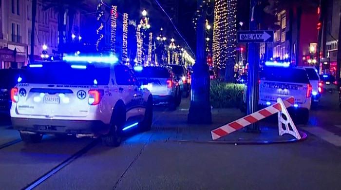 10 dead as man drives truck into New Year crowd in New Orleans